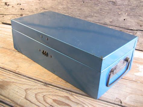 small metal vintage cobination lock box|small combination lock box for sale .